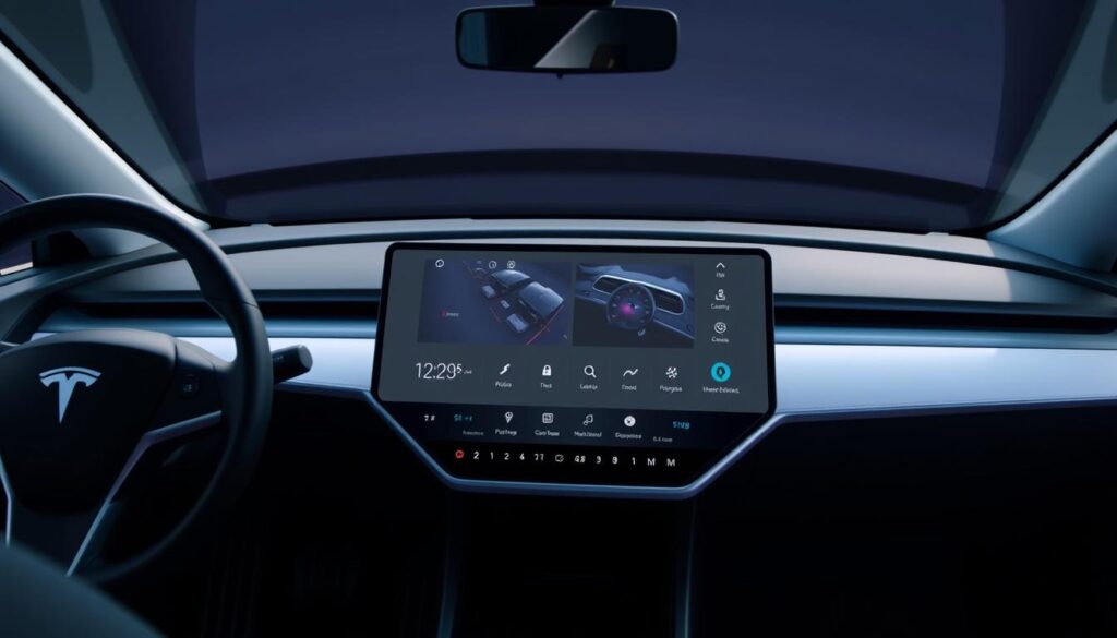 Tesla Model Y infotainment system